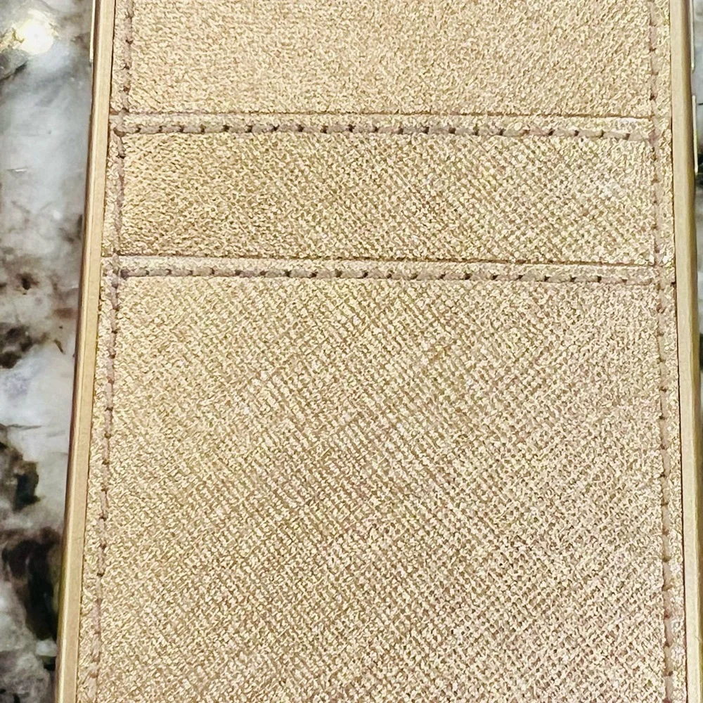 MICHAEL Michael Kors Rose Gold Textured Card Slot iPhone 8 Case